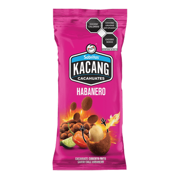 Cacahuates Kacang Habanero 69 Gr