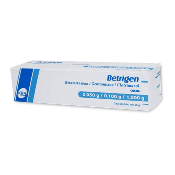 Betrigen Crema Betametasona 0.05g Clotrimazol 1.00g Gentamicina