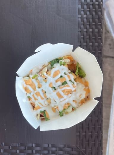Chilaquiles verdes Con Carne