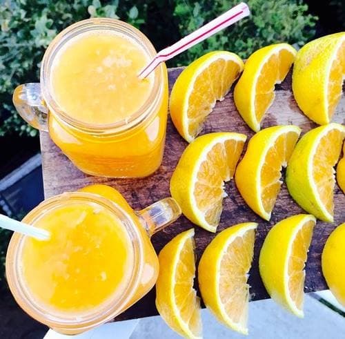 Jugo de Betabel y Naranja