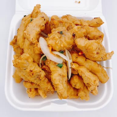 Orden de Pollo  con calabaza