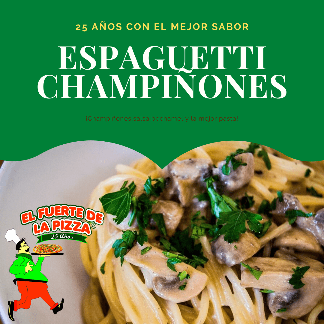 Espaguetti Champiñones