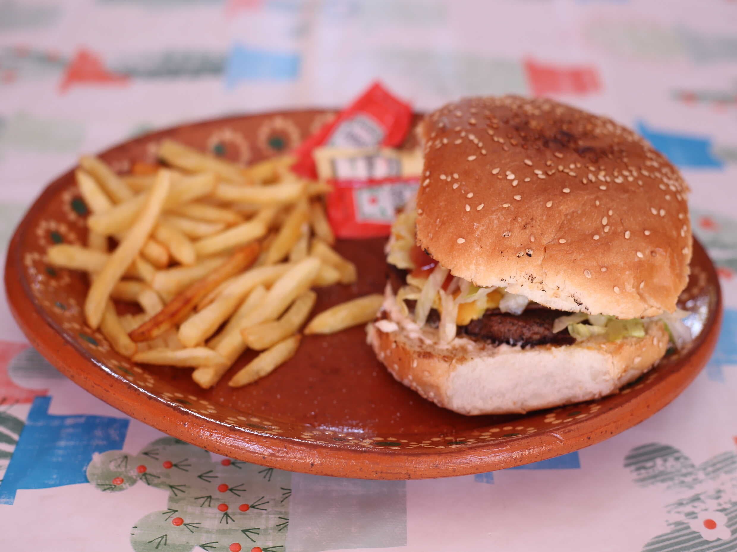 Hamburguesa con Papas