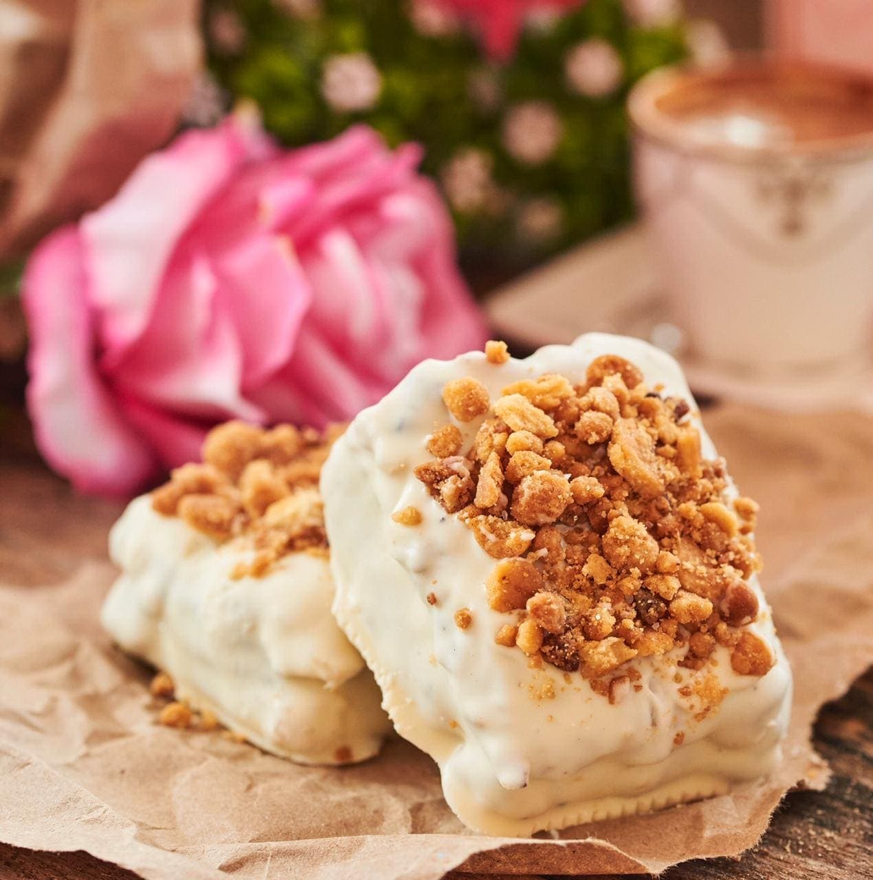 Brownie White Crumble Salted Caramel