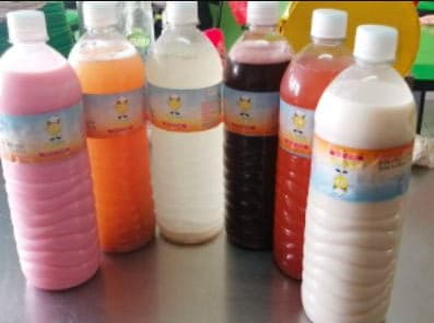 Agua de jamaica 1 litro embotellada