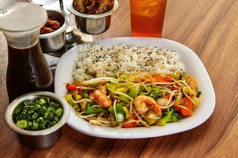 Tepanyaki de Camarón