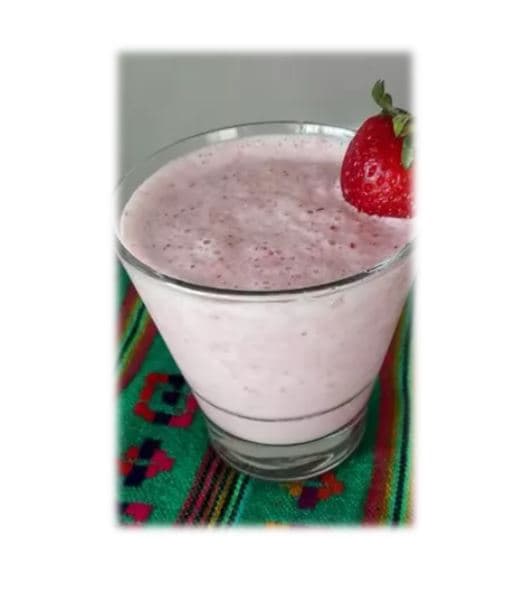 Licuado de Fresa Medio Litro