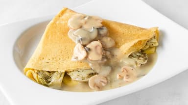 Champiñones, Alcachofa y Queso