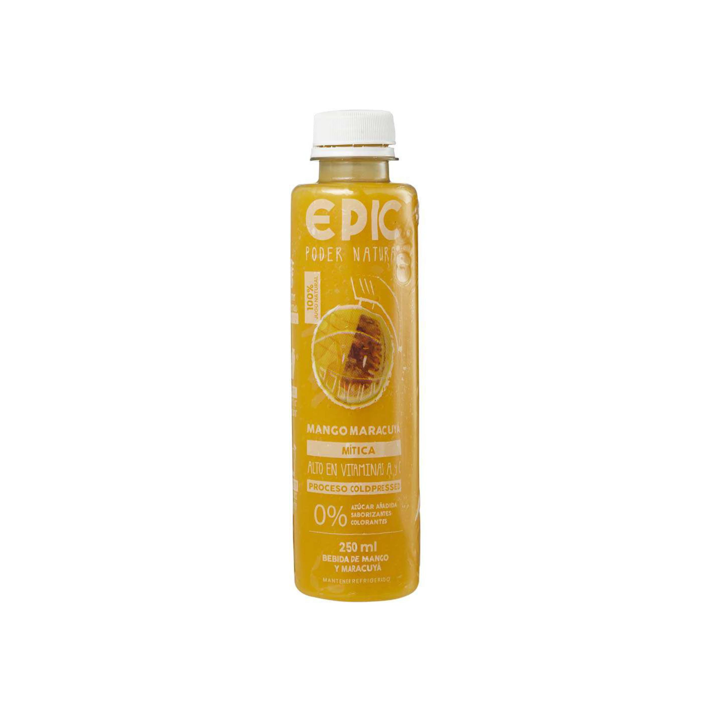 Jugo EPIC Mango y Maracuyá 250 Ml.