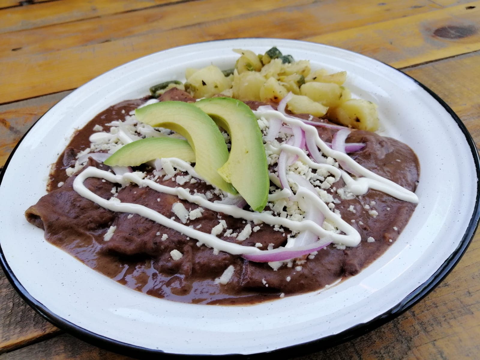 Enfrijoladas