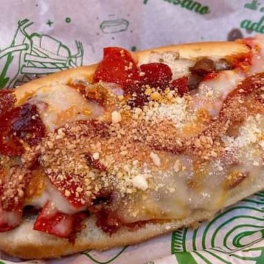 Pizza Tocino y Champiñones