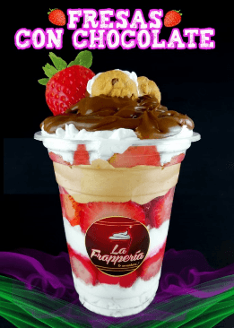 Fresas con Crema y Chocolate