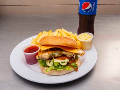 Combo Hamburguesa Pollo