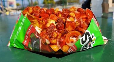 Tostilocos + Agua de Sabor