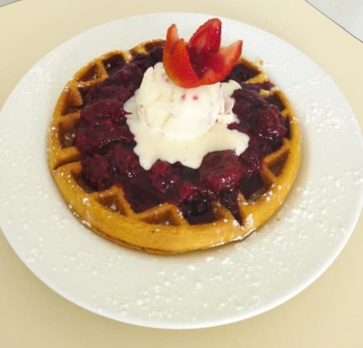 Waffle Frutos Rojos
