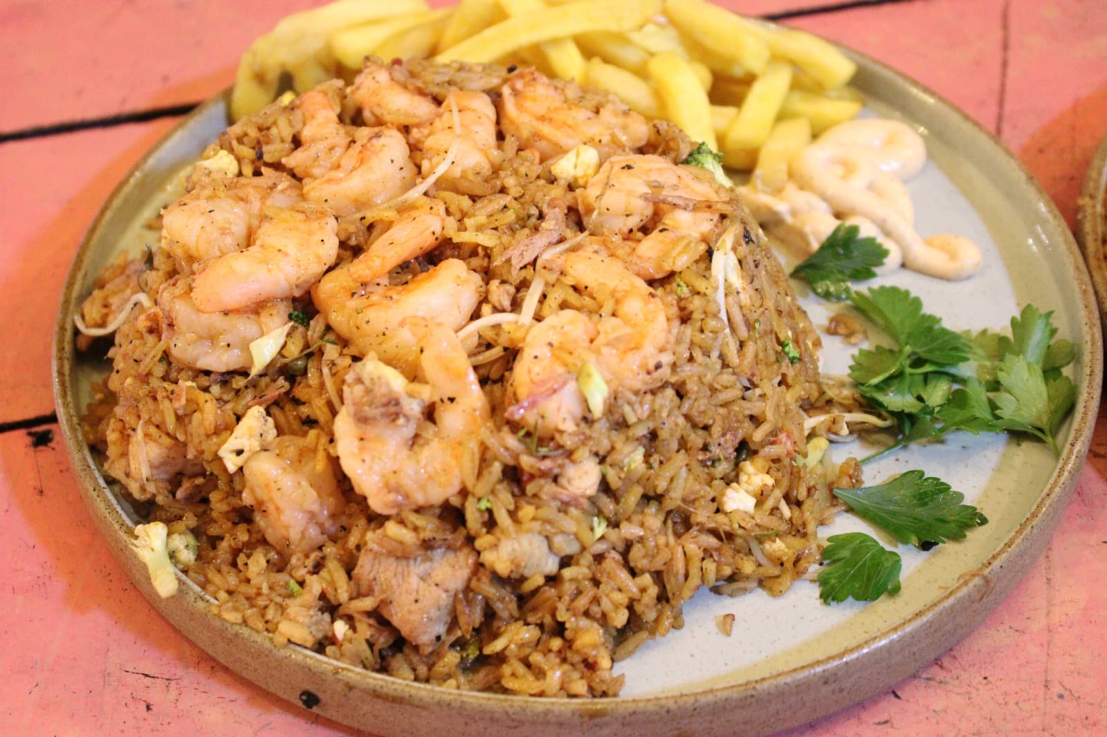 Arroz al Wok Familiar