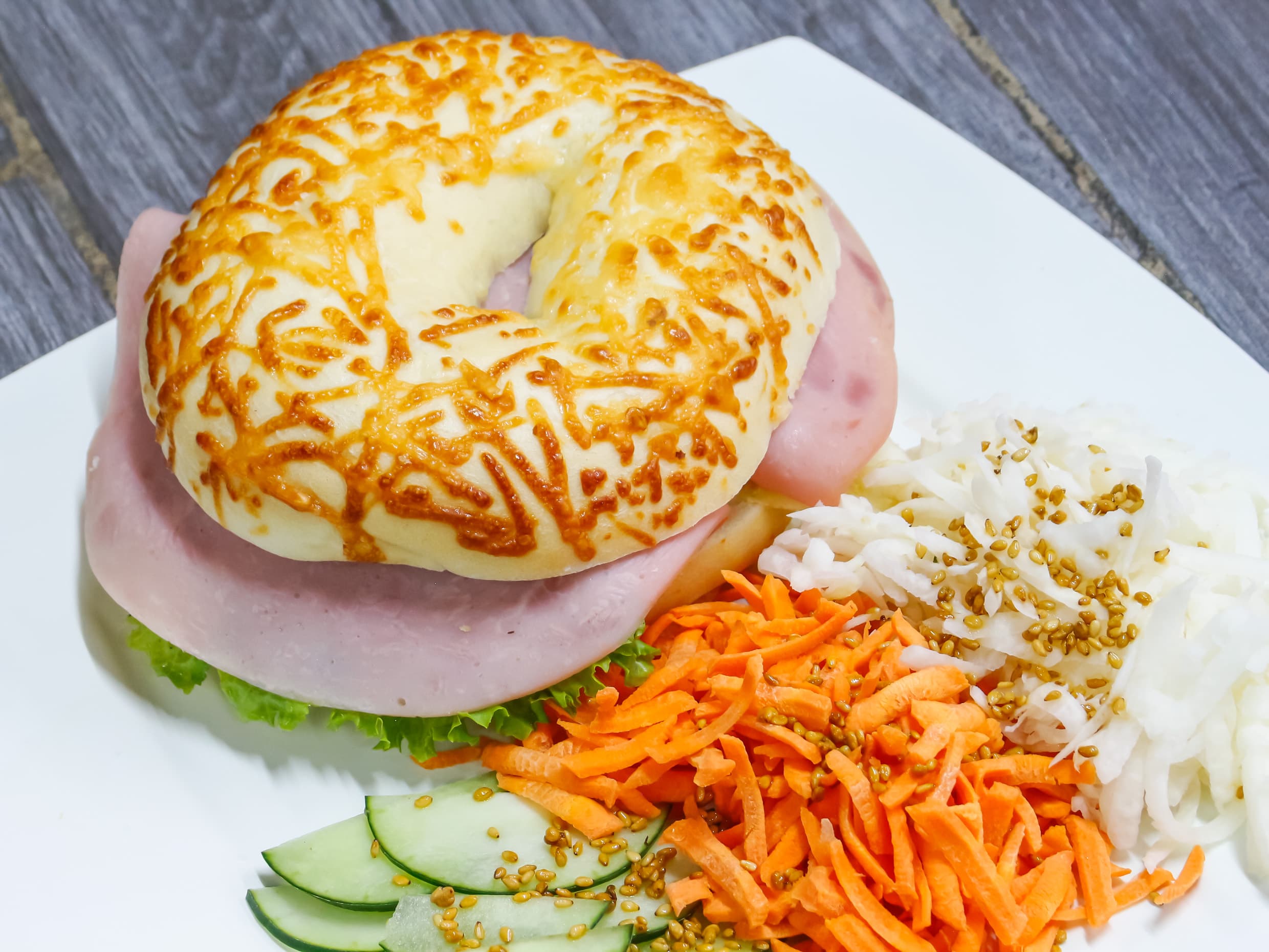 Bagel Jamón