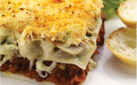 Lasaña Mixta (Carne y Pollo)
