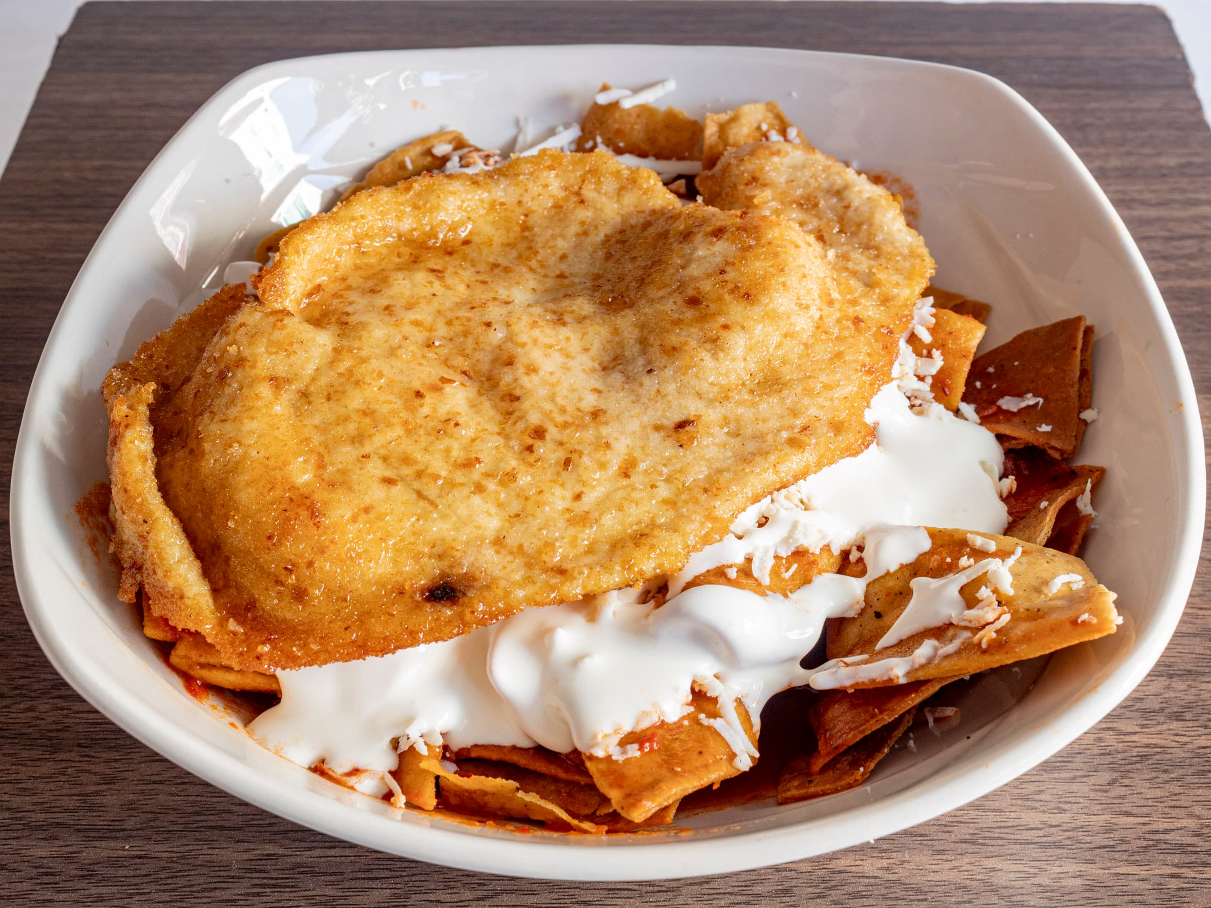 Milanesa (Chilaquiles,Enchiladas,Enfrijoladas)