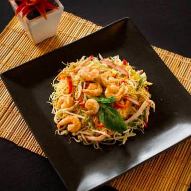 Fideos de Arroz con Curry