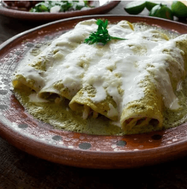 Enchiladas Verdes + Boing