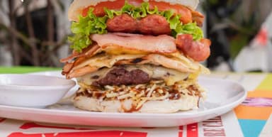 Arepa Burger Súper VIP