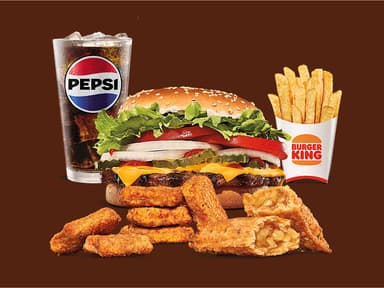 Combo Whopper + Pay o 6 Nuggets Gratis