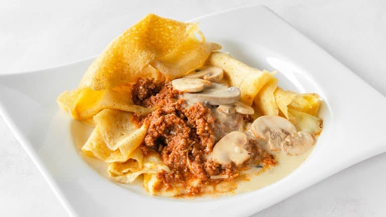 Boloñesa, Queso y Champiñones