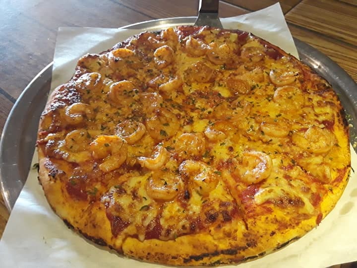 Pizza de Camarón Mediana