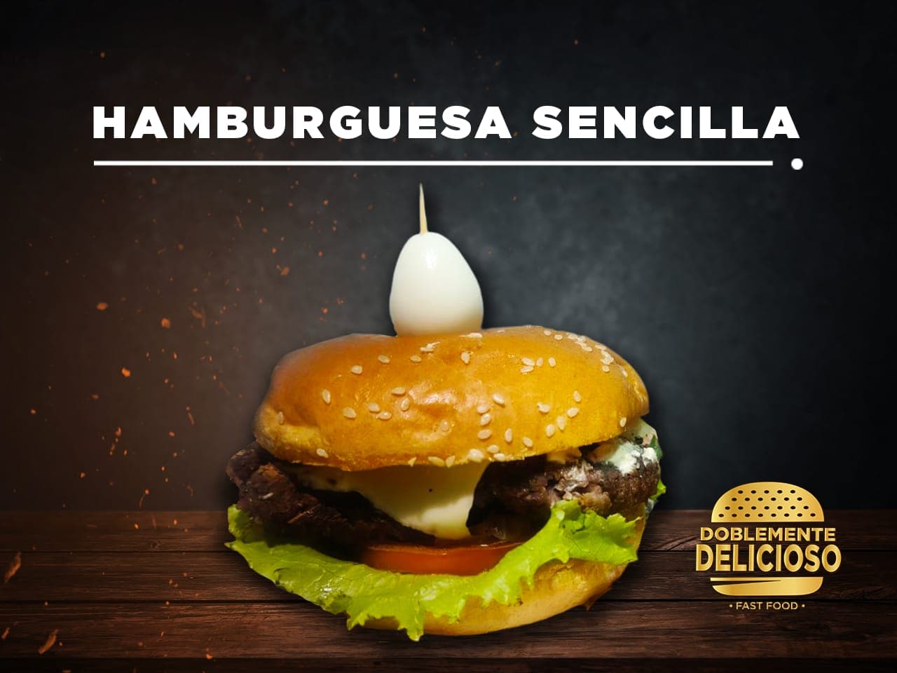 Hamburguesa Sencilla