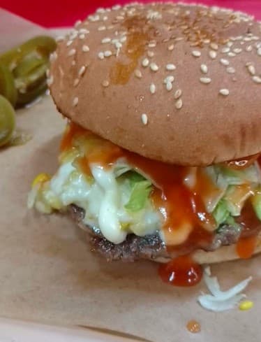 Hamburguesa de Arrachera sin Piña