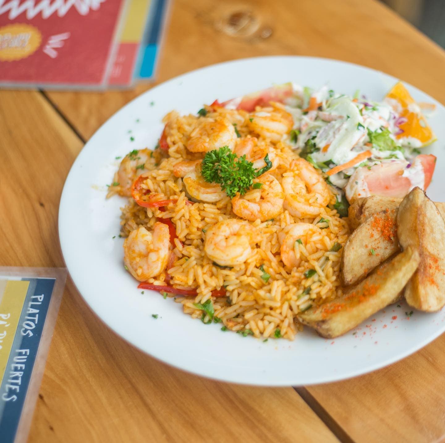 Camarones con Arroz