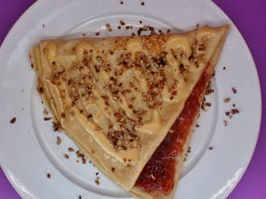 Crepa de Mermelada de Fresa