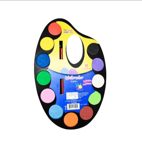Watercolor Acuarelas 12 Colores