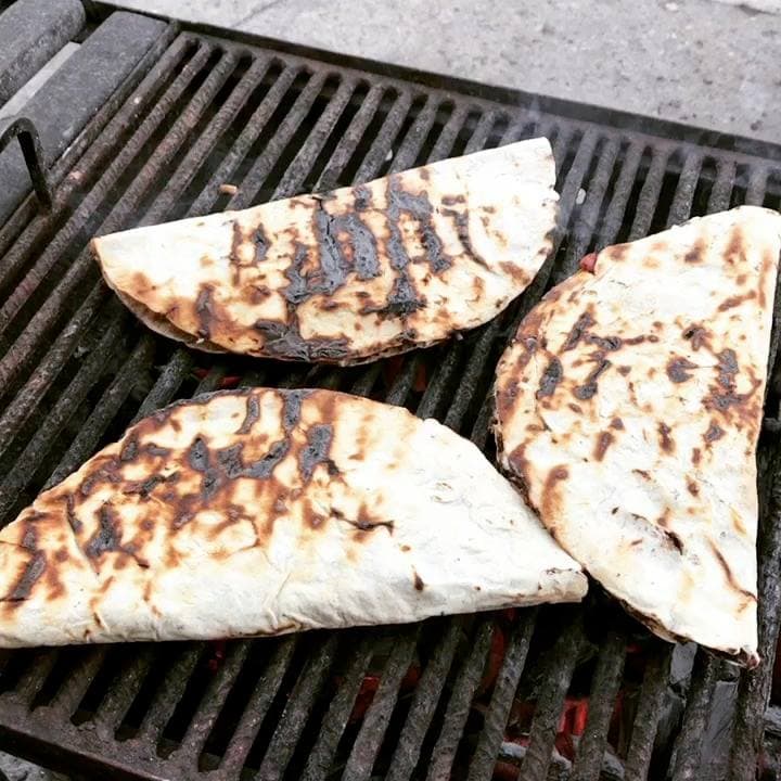 Tlayuda de Cecina