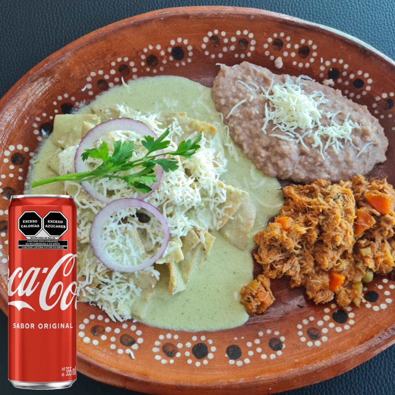 Combo-Coca-Cola y Chilaquiles Especiales