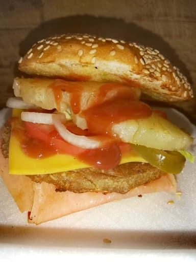 Combo Hamburguesa Hawaiana