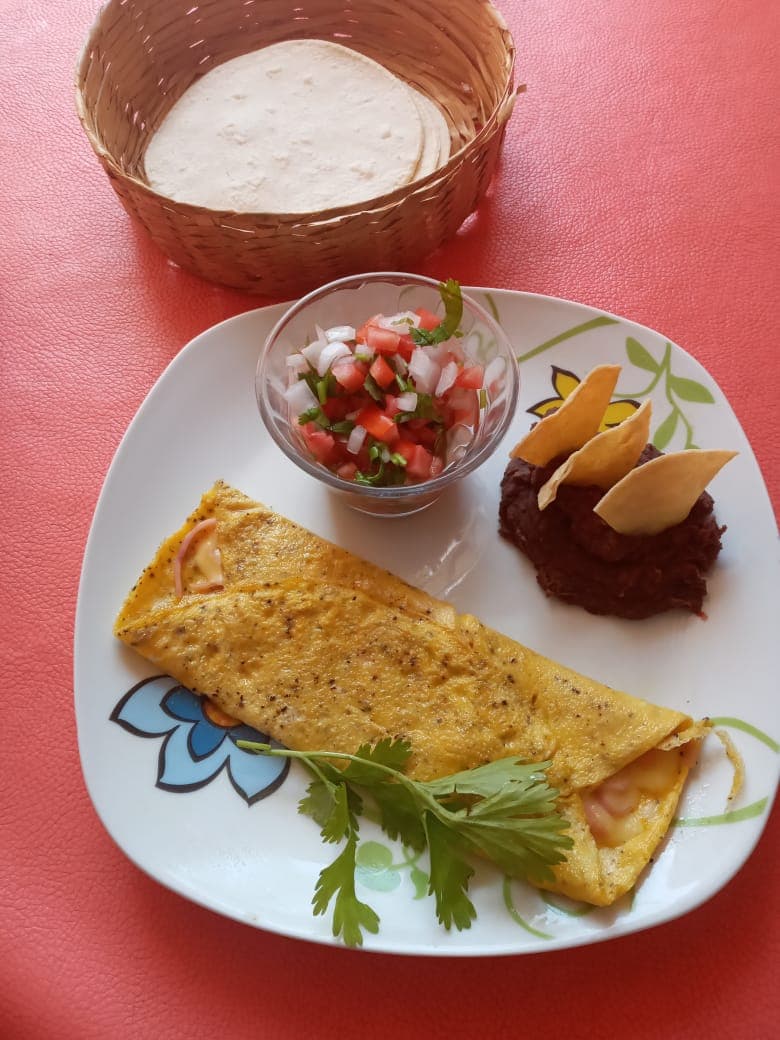 Omelette Jamón y Queso