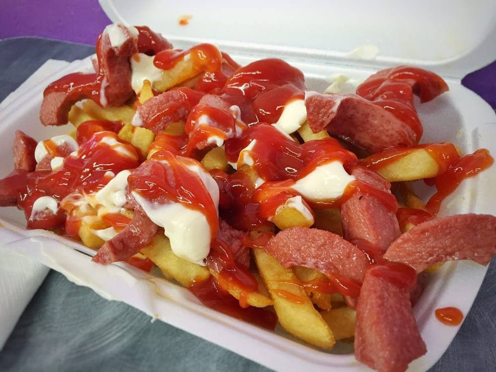 Salchipulpos con Papas