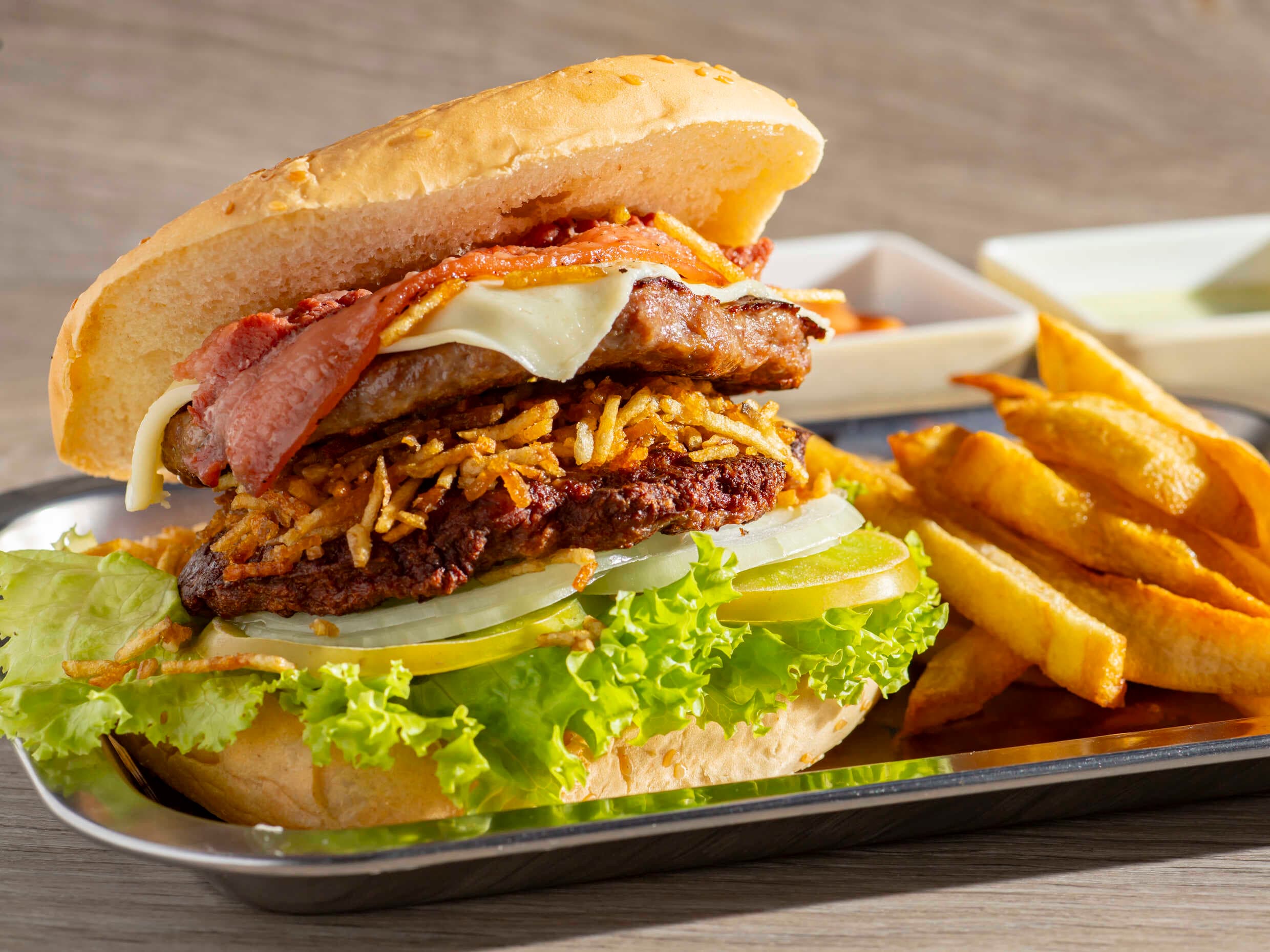 Especial Doble Carne Sin Papas.