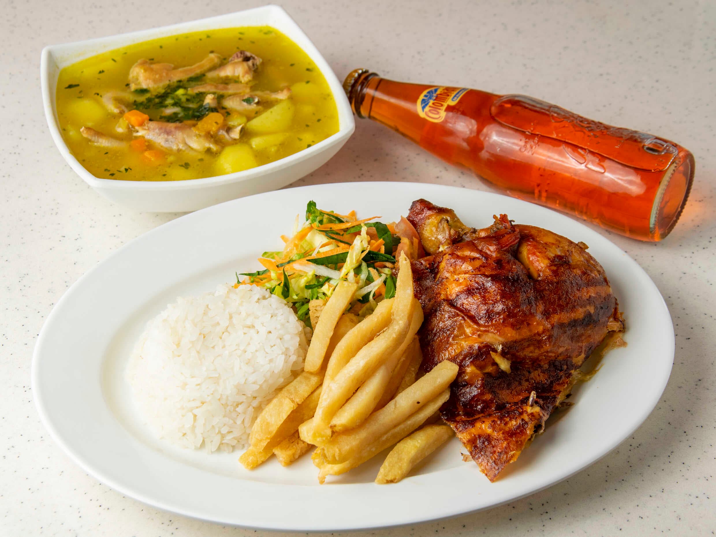 Arroz con Pollo Personal + 1/4 Pollo