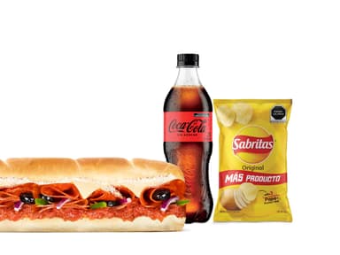 Combo Pizza Sub 15 cm