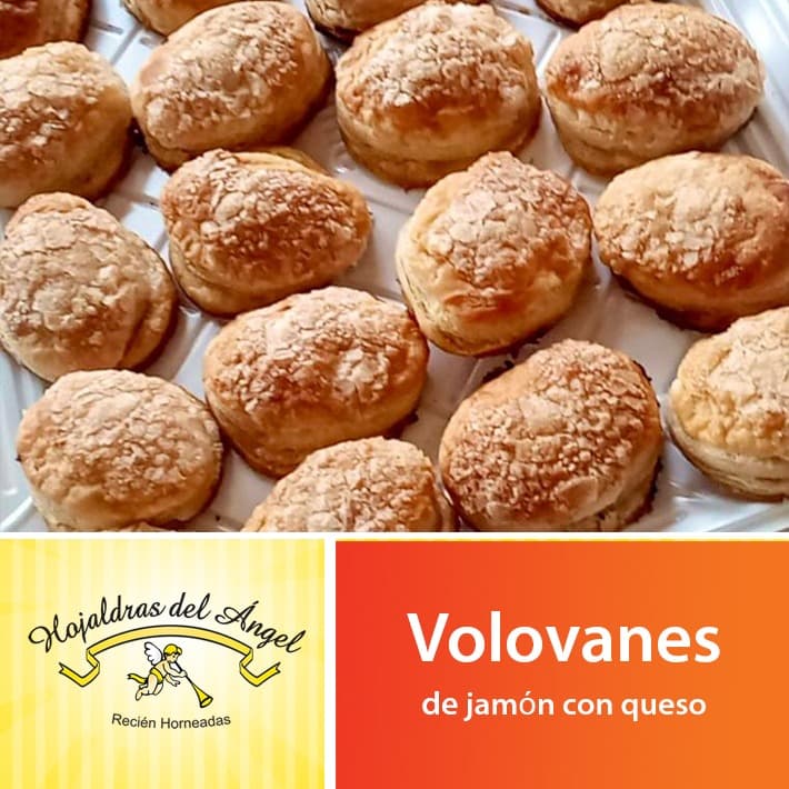 Volovanes de Jamón Con Queso