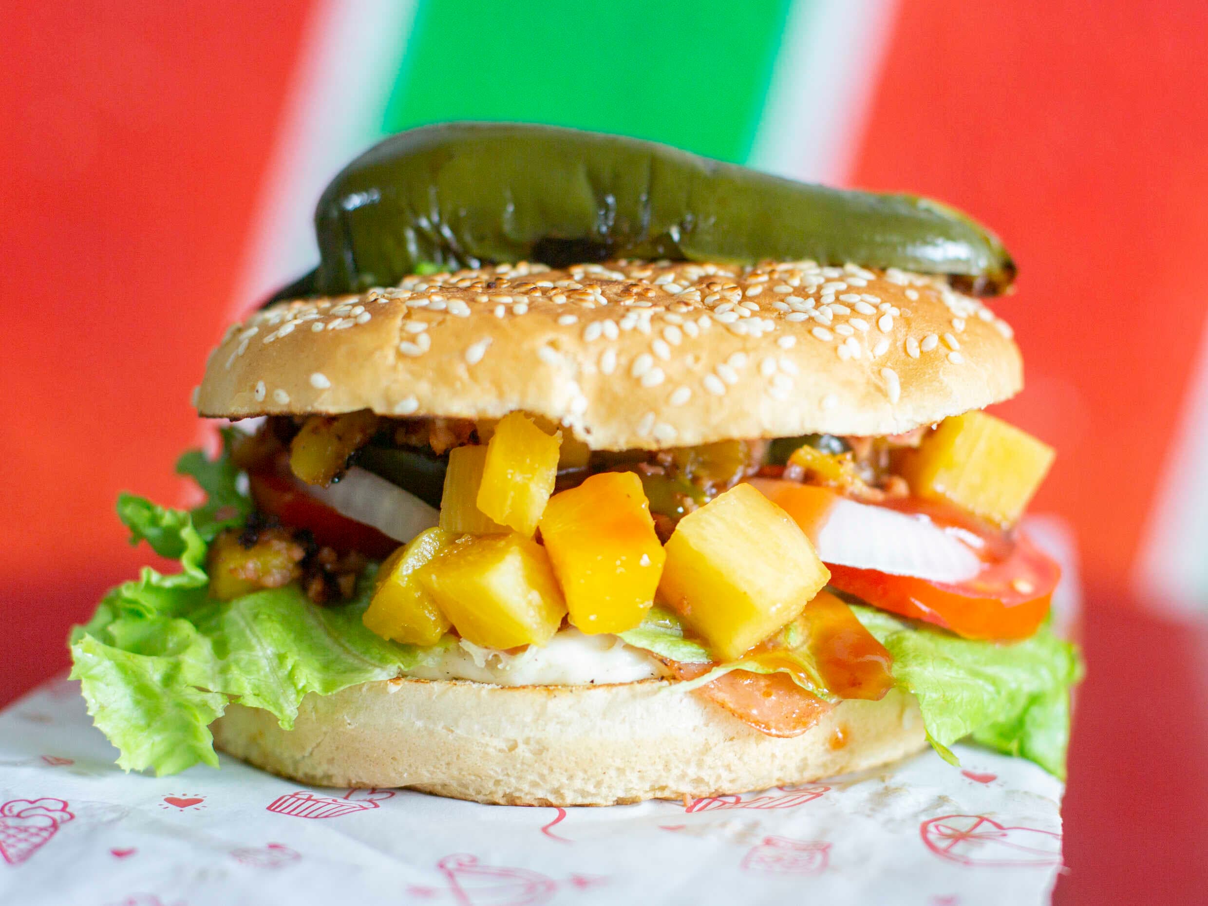 Hamburguesa Hawaiana