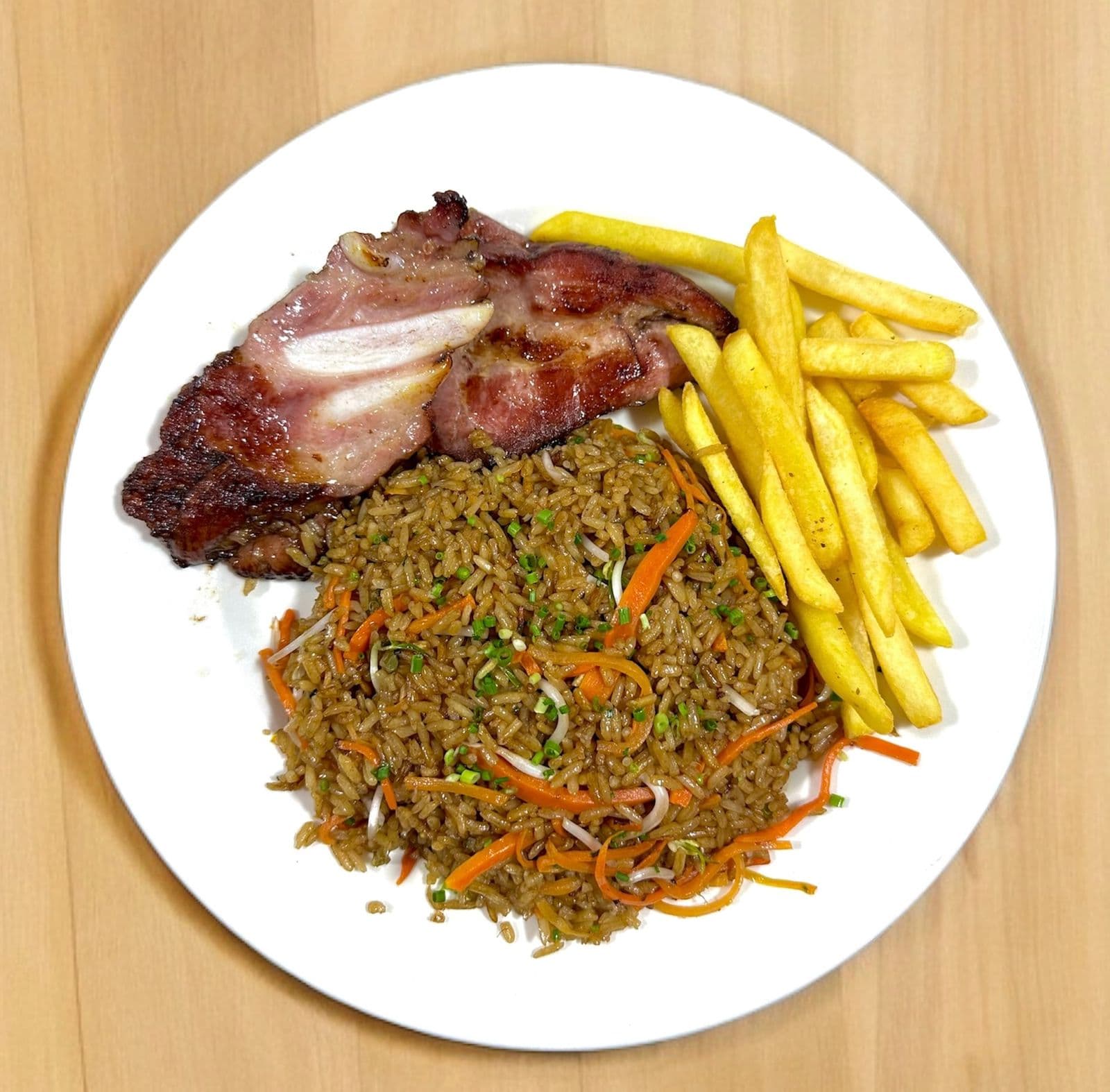 Arroz Oriental Personal + Costilla Ahumada