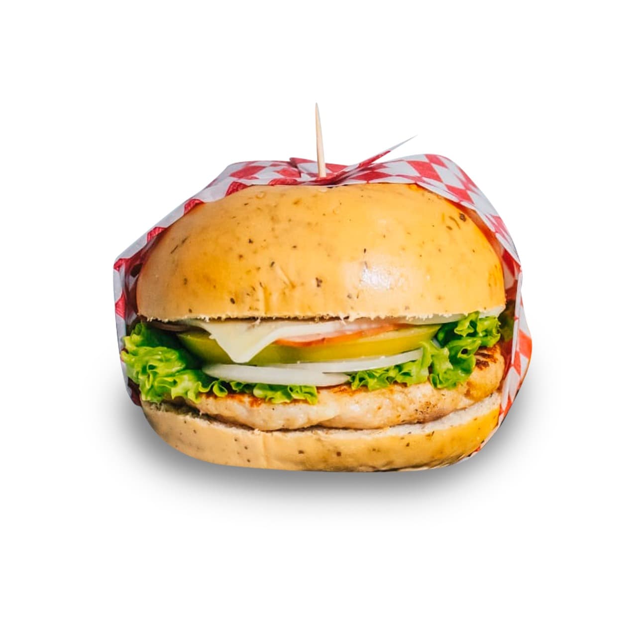 Hamburguesa de Pollo + Papas Mr Full