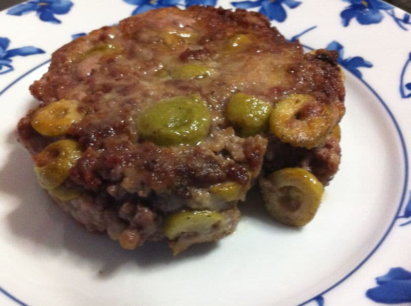 Hamburguesa Aceitunas
