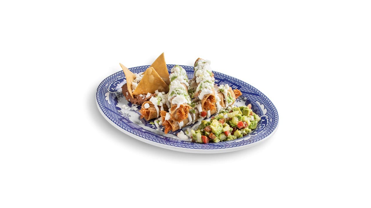 Tacos Dorados de Pollo  (4 pzas)