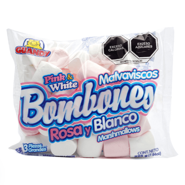 Guandy Malvaviscos Bombones Rosa y Blanco