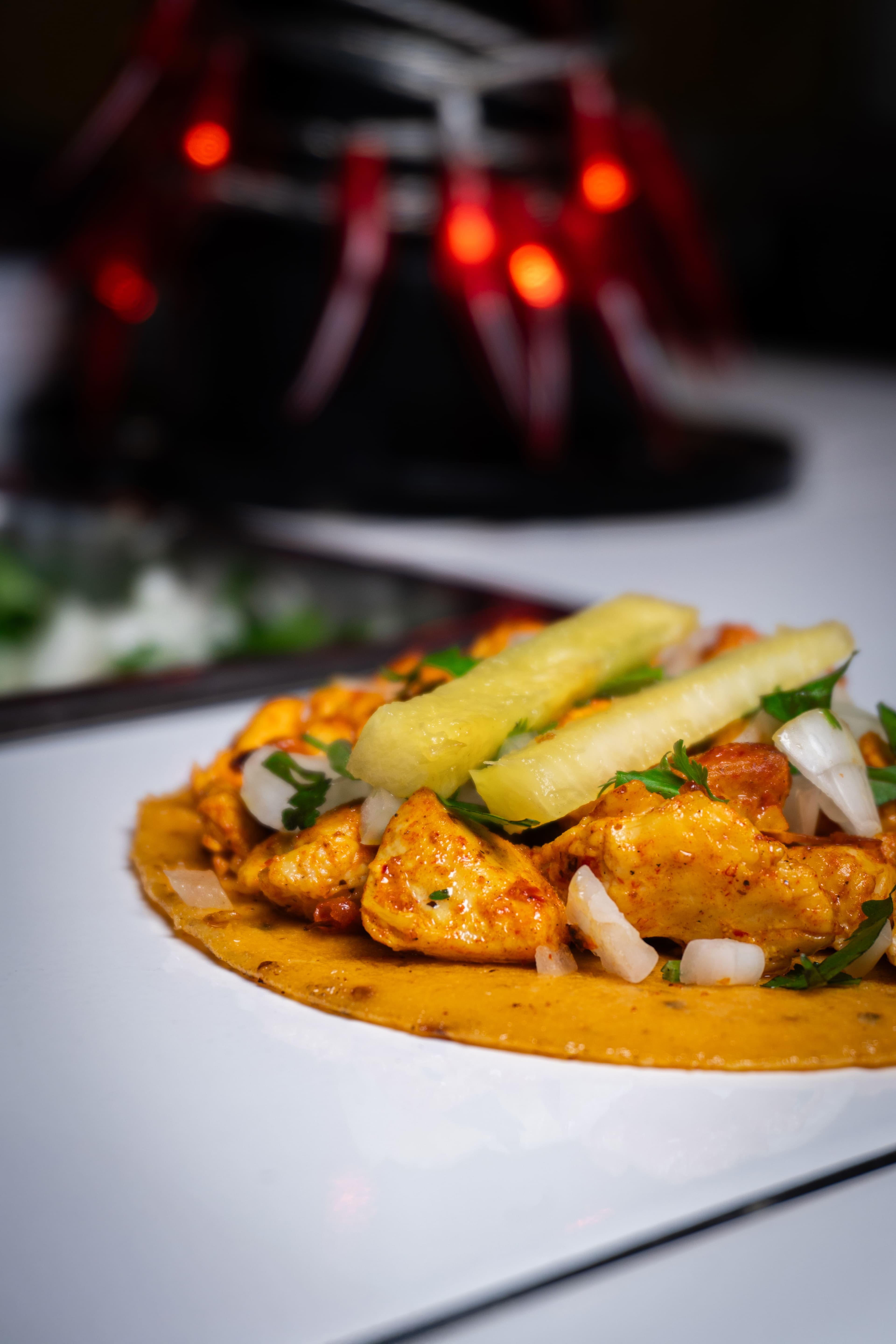Taco de Pollo al Pastor